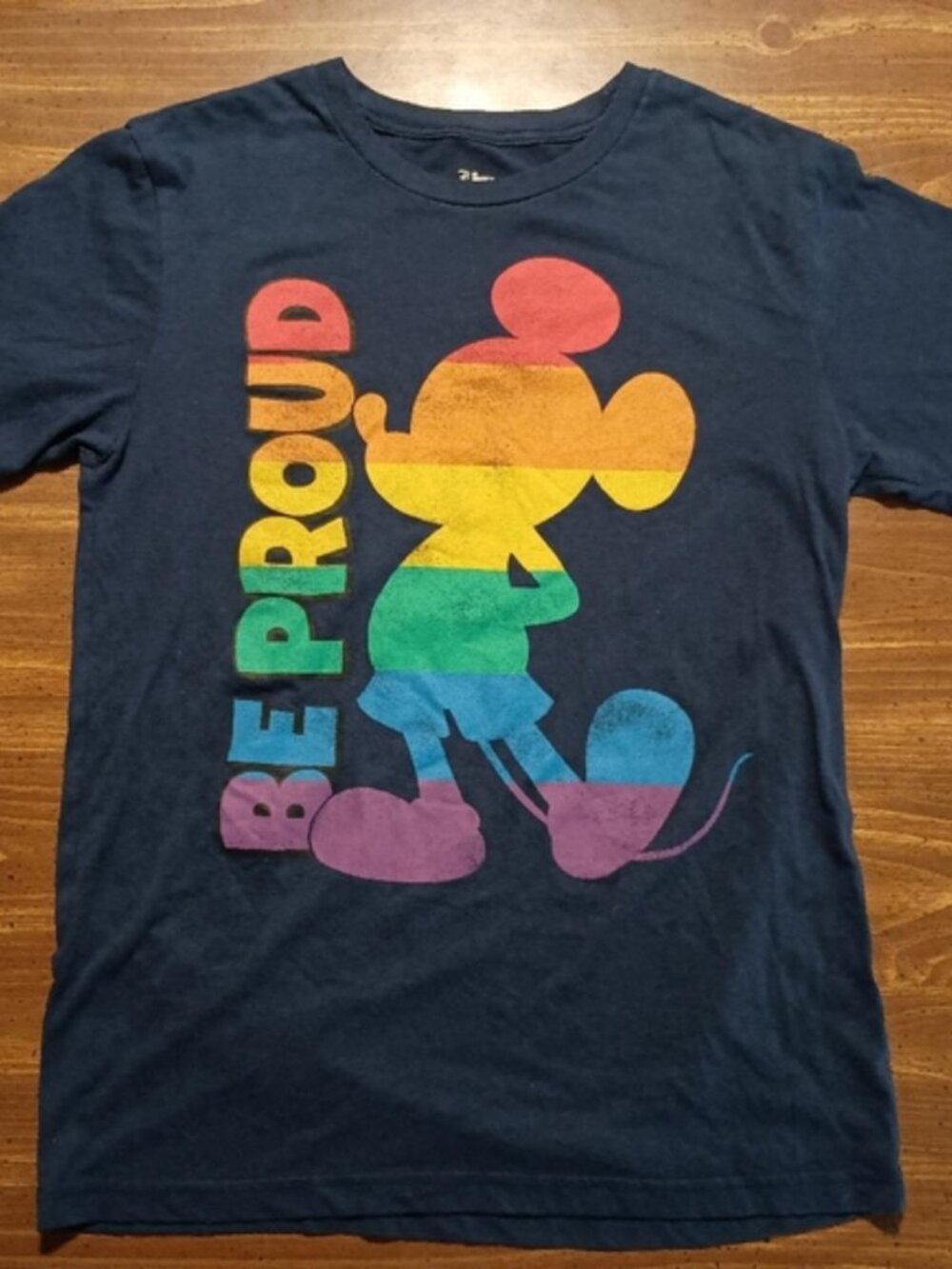 MICKEY MOUSE TEE - Small // Disney Pride Collection T-Shirt LGBTQ+ Love Rainbow
